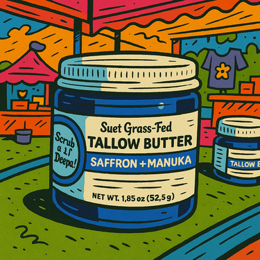 Tallow Moisturizer - Saffron + Manuka